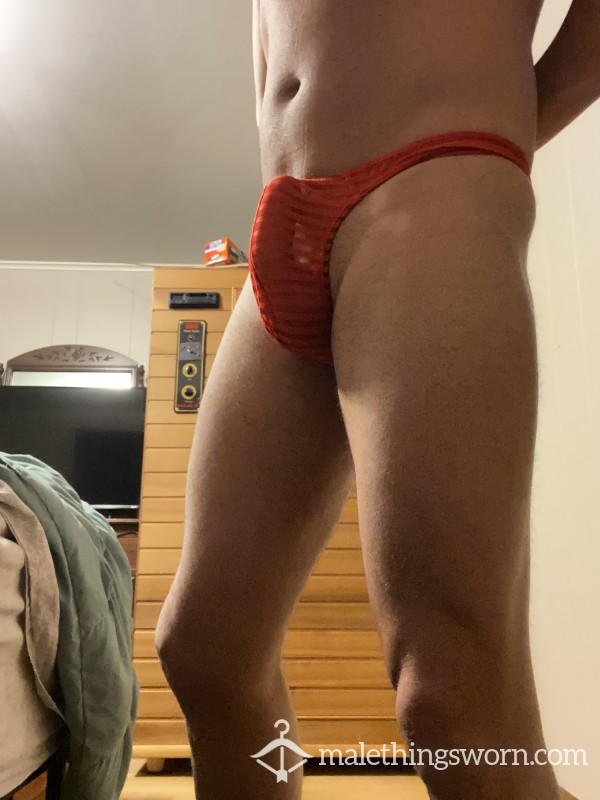 Red Christmas Thongs