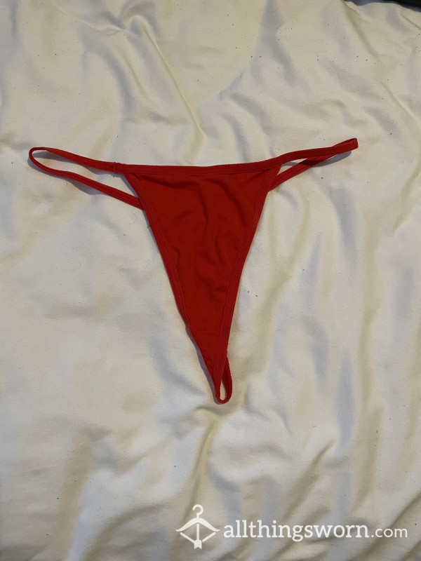 Red Cotton G String