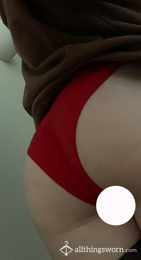 Red Cotton Panties