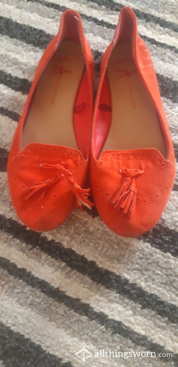 Red Flat Shoes