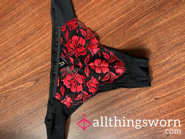 Red Lace Ann Summers Panties