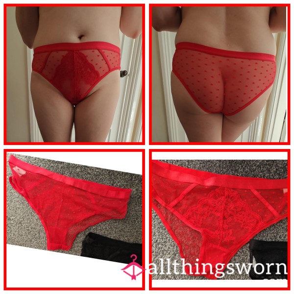 Red Lace Knickers