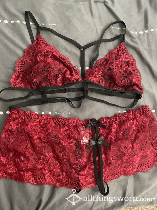 Red Lace Lingerie