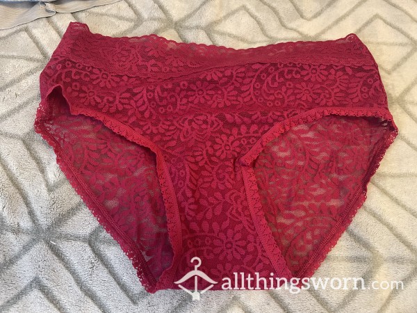 Red Lace Panties