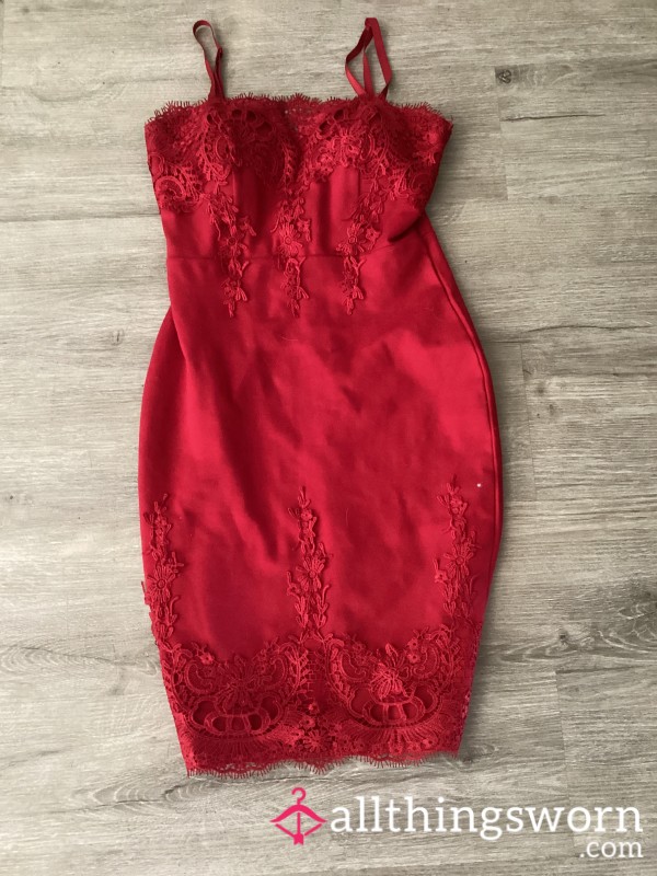 Red Lacy Dress