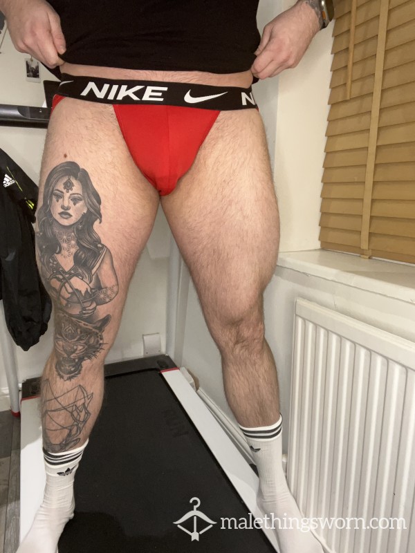 Red Nike Jock