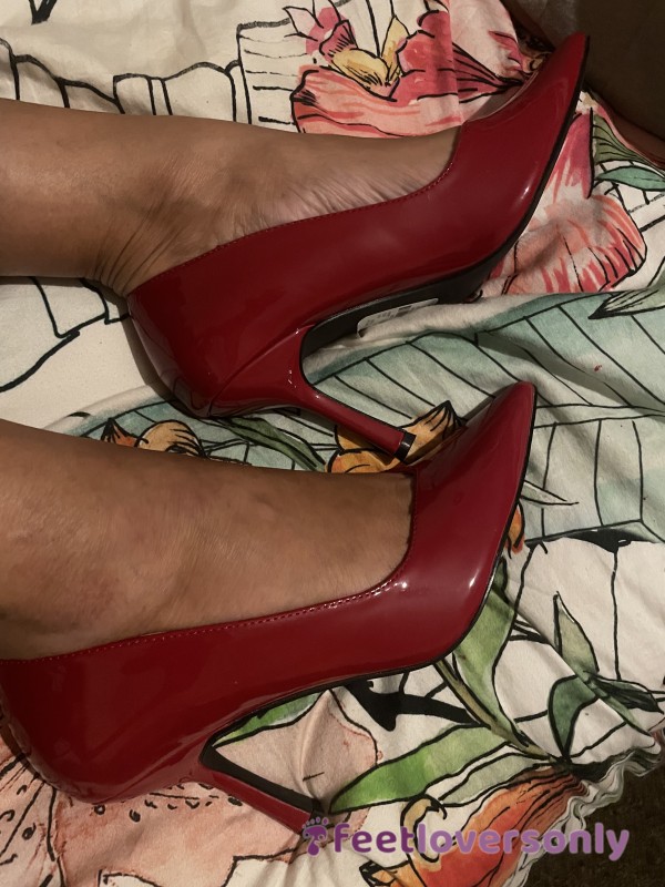 Red Patent Stilettos 👠