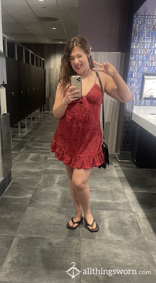 Red Polka Dot Dress