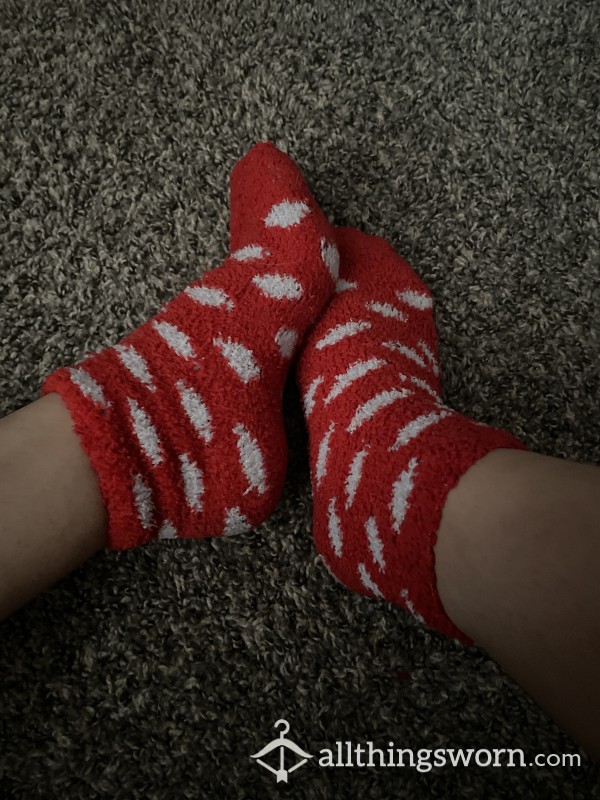 Red Polka Dot Socks