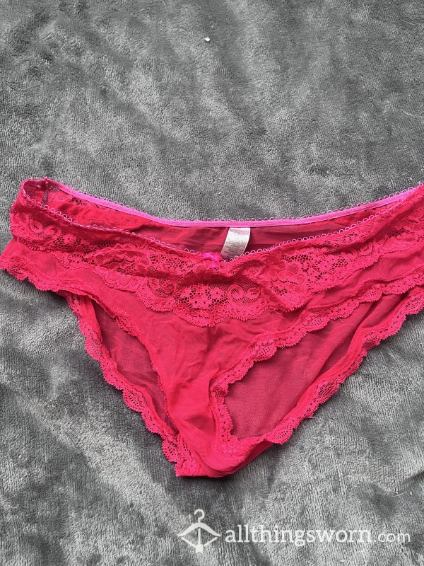 Red Satin Panties