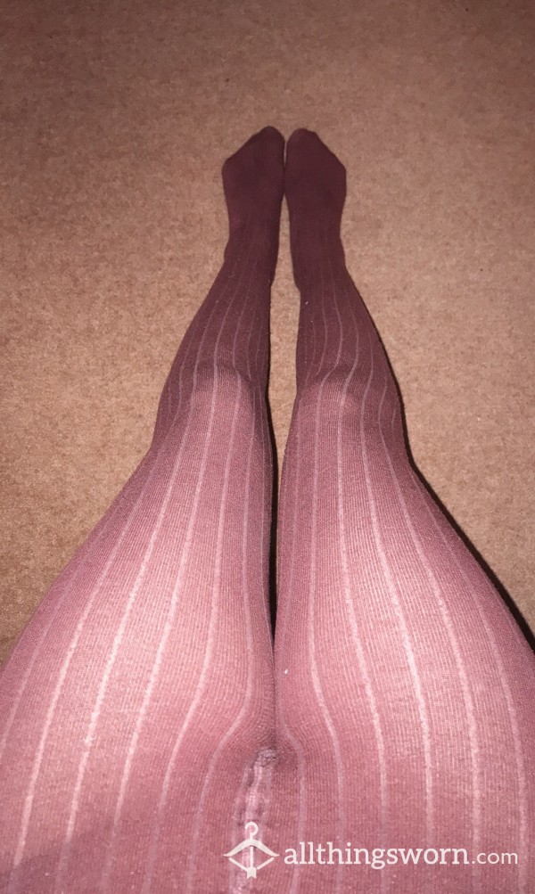 Red Stripy Tights