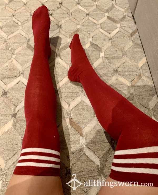 Red Thigh Highs