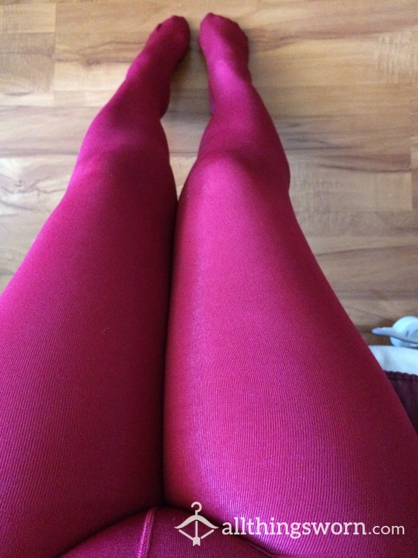 Red Velvet  Tights  Size Medium