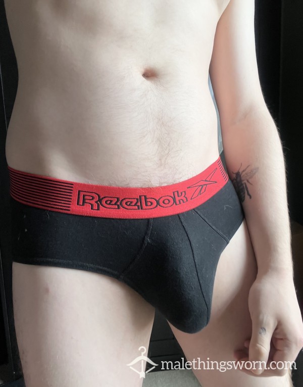 Reebok Briefs - Red And Black