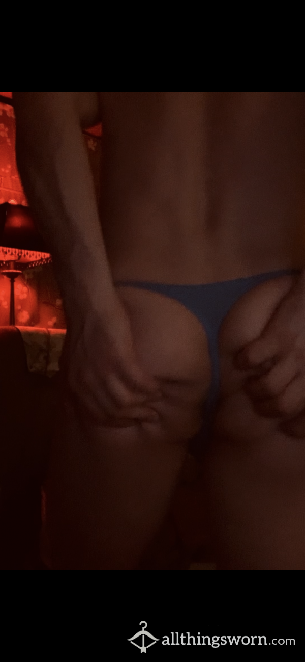 Bright Blue Thong