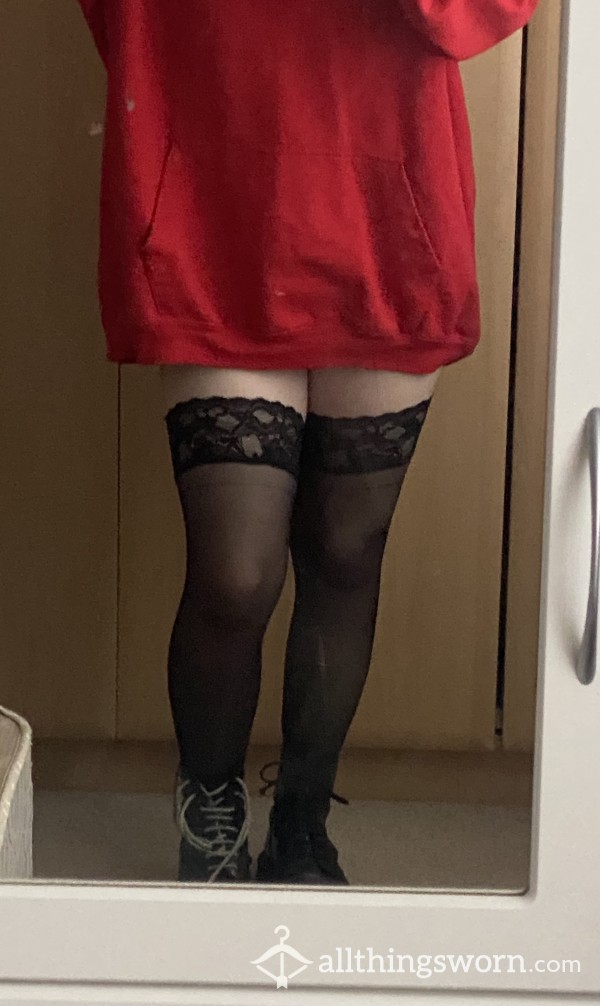 Ruined Stockings After Getting F**ked On A Night Out😈