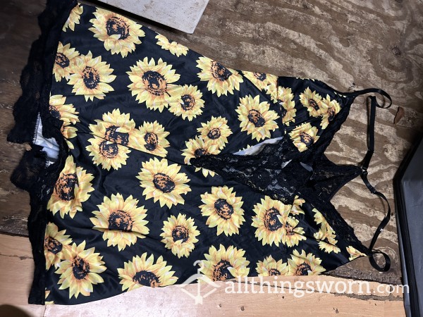 Ruined Sunflower Lingerie Set