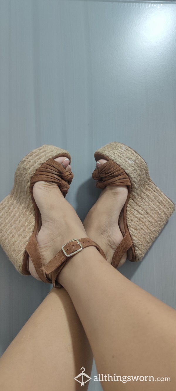 Sandalias Altas Color Marrón❤️‍🔥 / Brown High Heeled Sandals❤️‍🔥