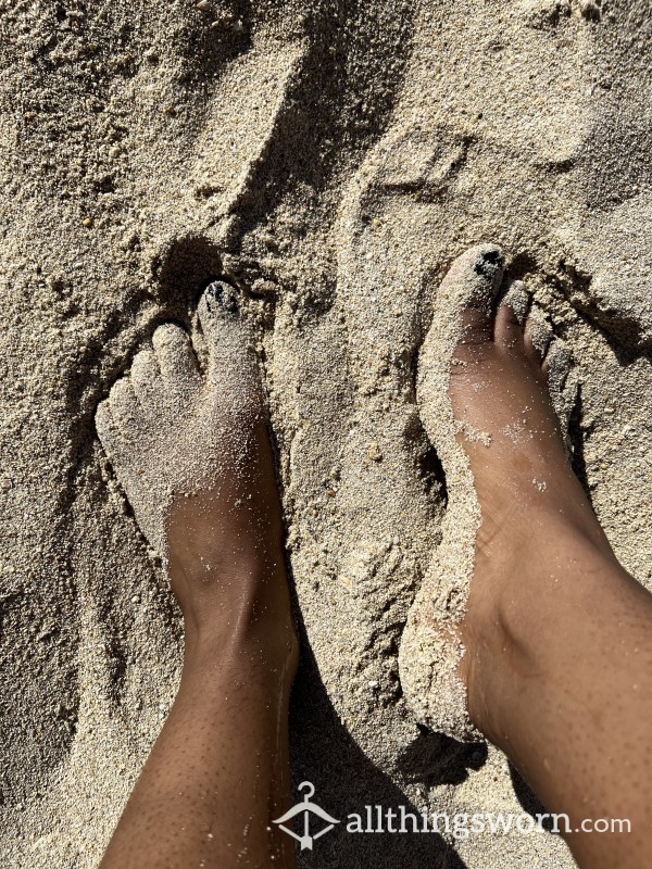 Sandy Mess At Beach