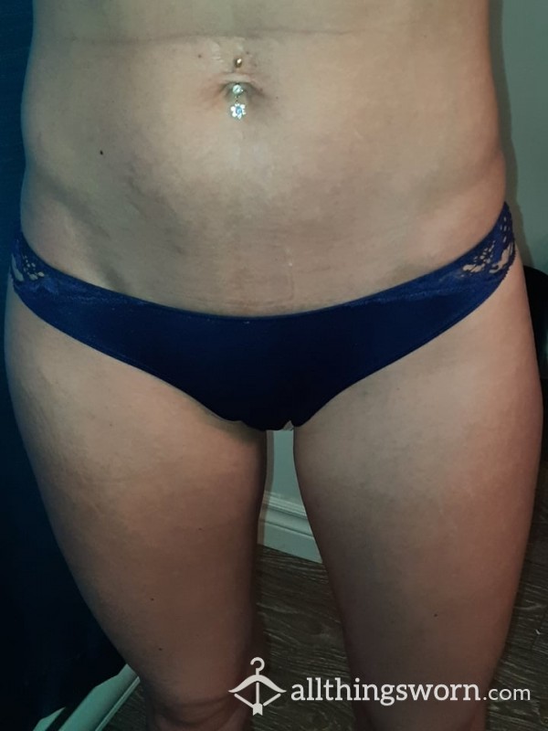 Satin Blue Pantie