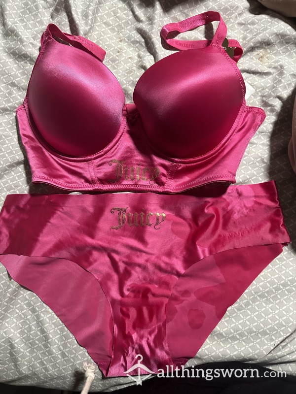 Satin Bra And Panty Set 5 Day Wear $60