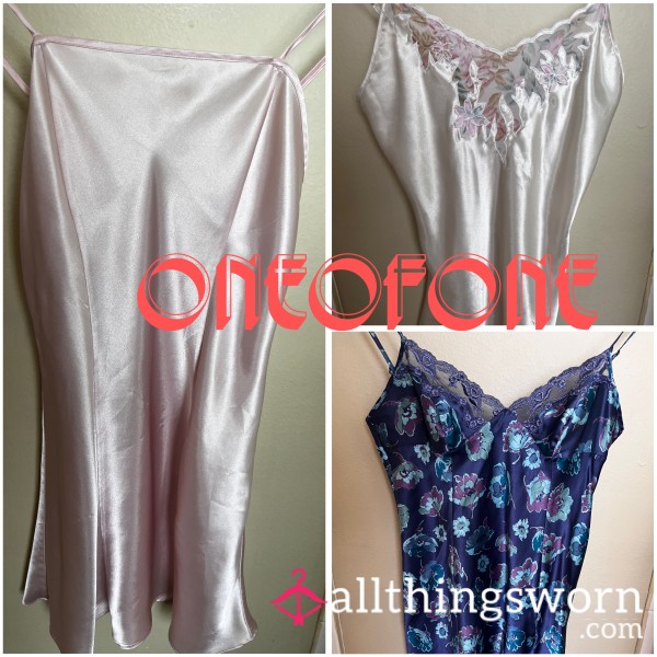 Satin Nighties Size Medium! Super Silky!