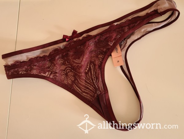 Schöner Rosa - Violetten Plussize String