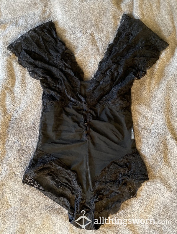 See-Through Black One Piece