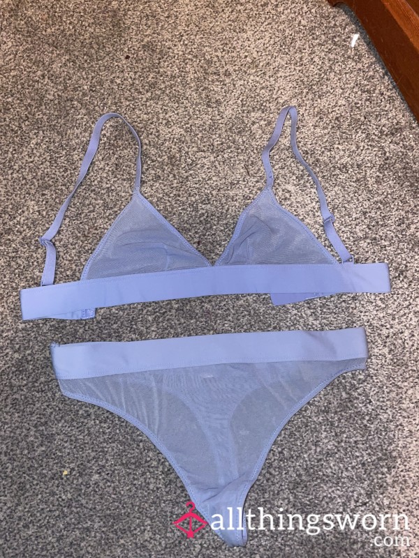 See-through Pale Blue Matching Set 🩵💙