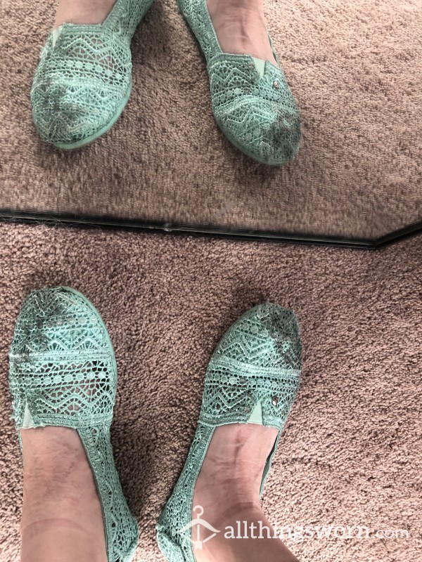 See-through Woven Flats