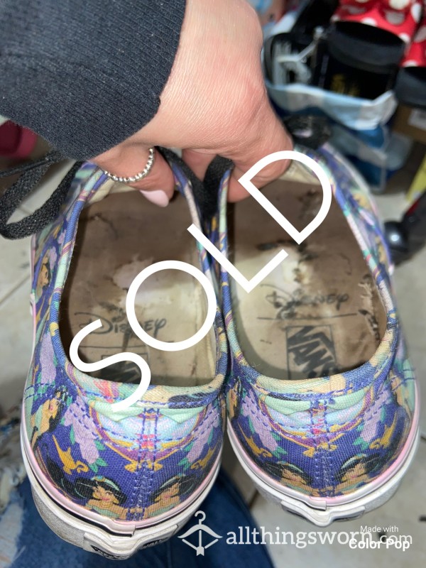 👑 Seriously Stinky Princess Jasmine Vans 🤮