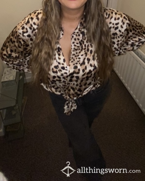 S**Y ANIMAL PRINT SHIRT