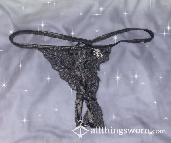 S**y Black Crotchless Panties 📦SHIPPING INCLUDED📦