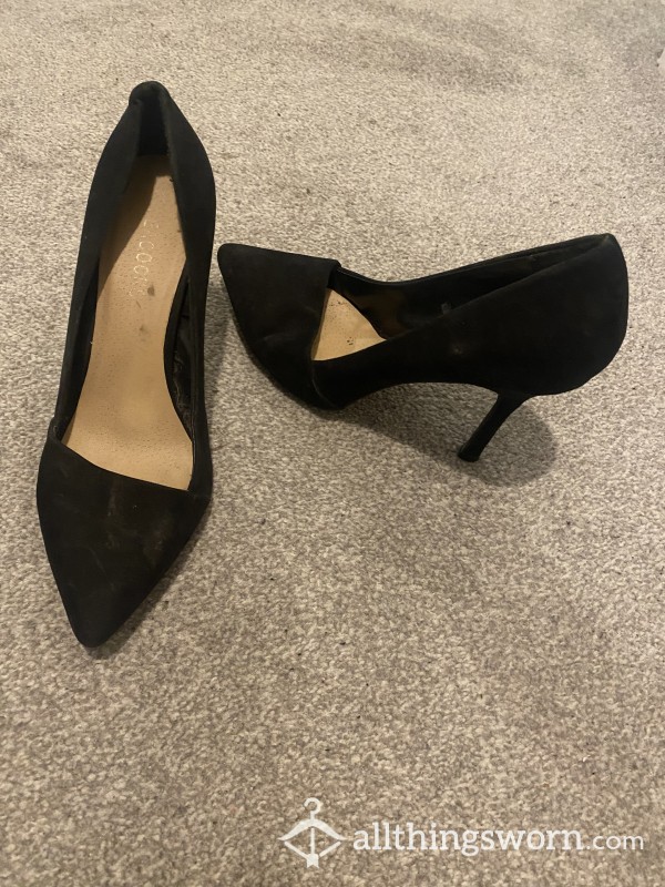 S**y Black Heels -worn