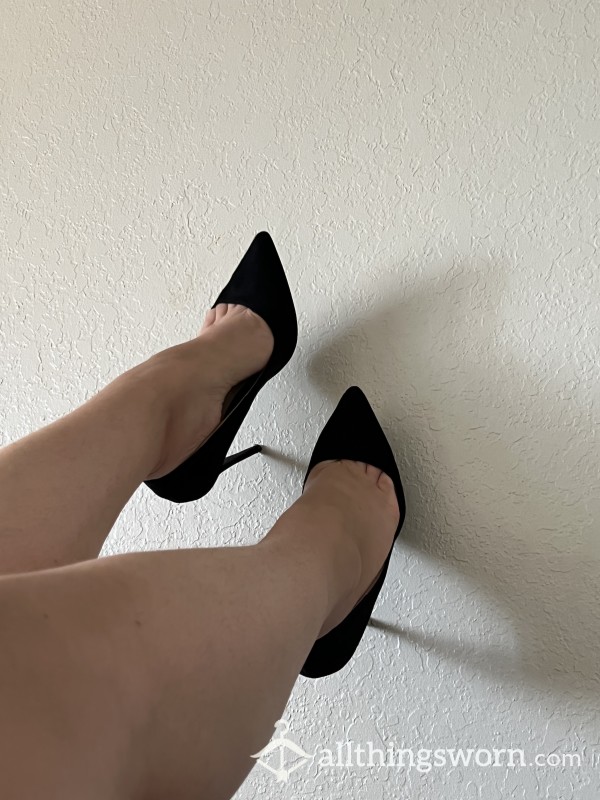 🔥 S**y Black High Heels 🔥