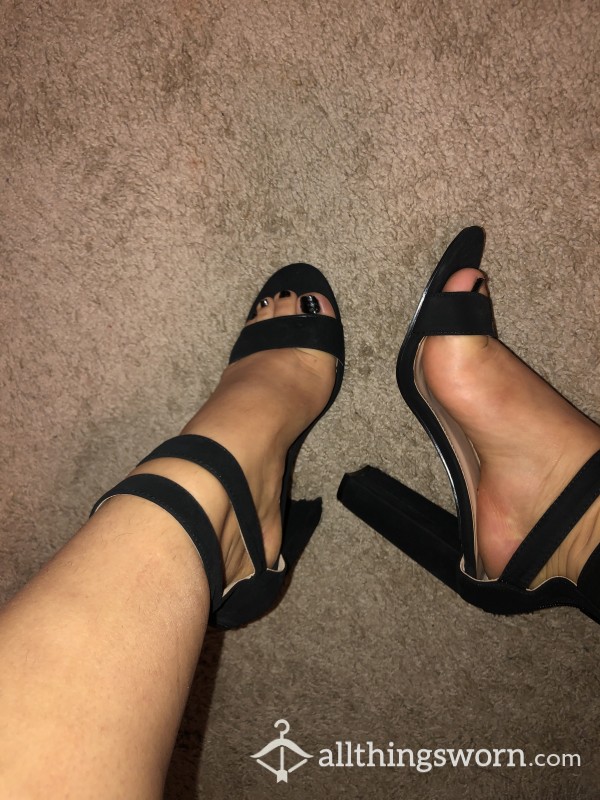 S**y Black High Heels