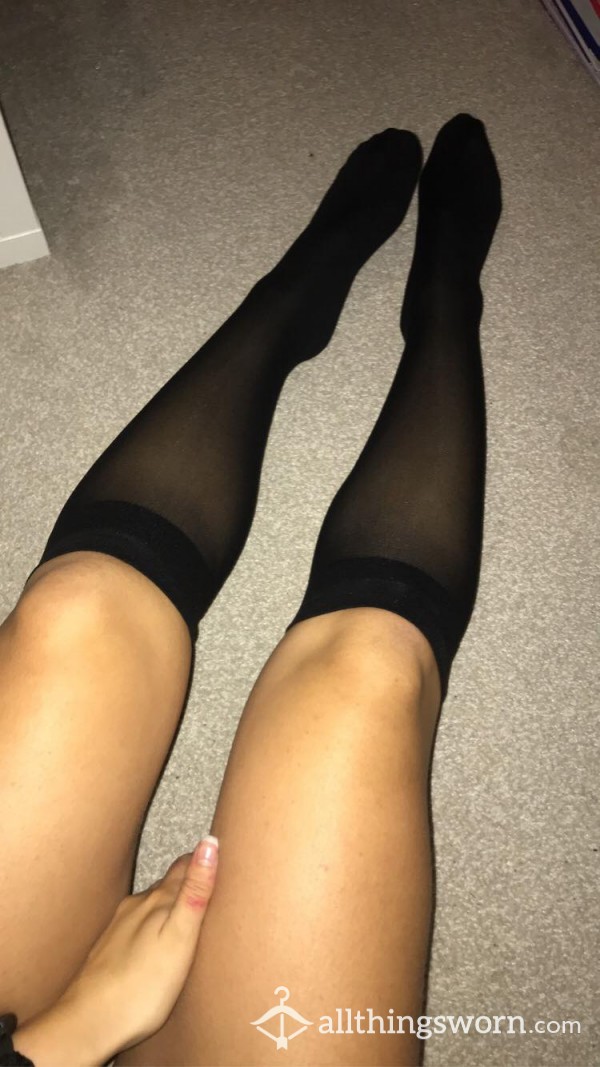 S**y Black Stockings