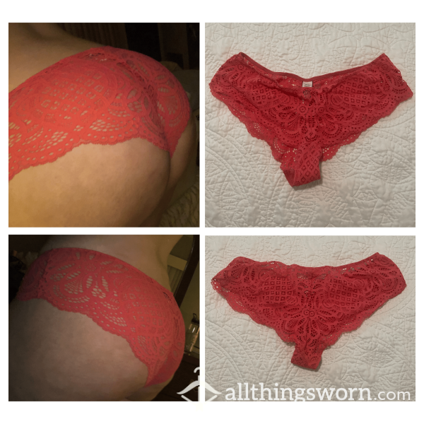 S**y Cor*l Lace Panties