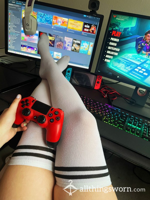 S**y Gamer Thigh High Socks