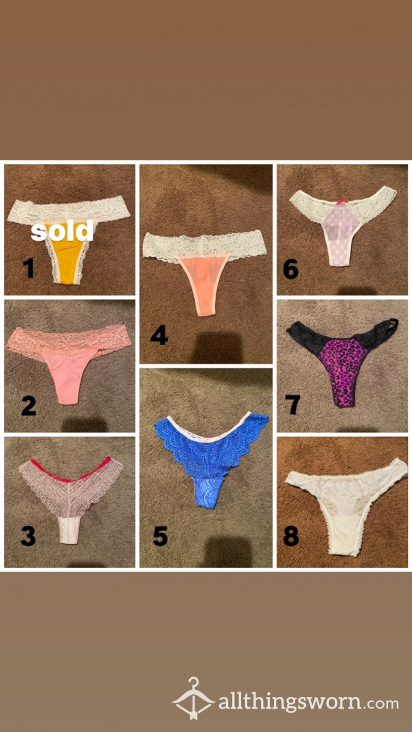 S**y Lace & Mesh Thongs.