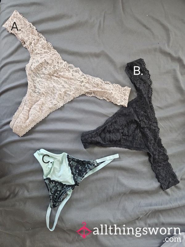 S**y Lace Thongs Customizable Just For You