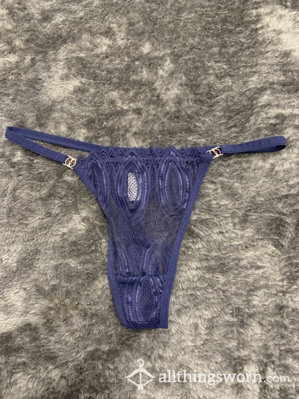 S**y Lacy Thong (Blue)