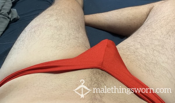 S**y Little Red Thong