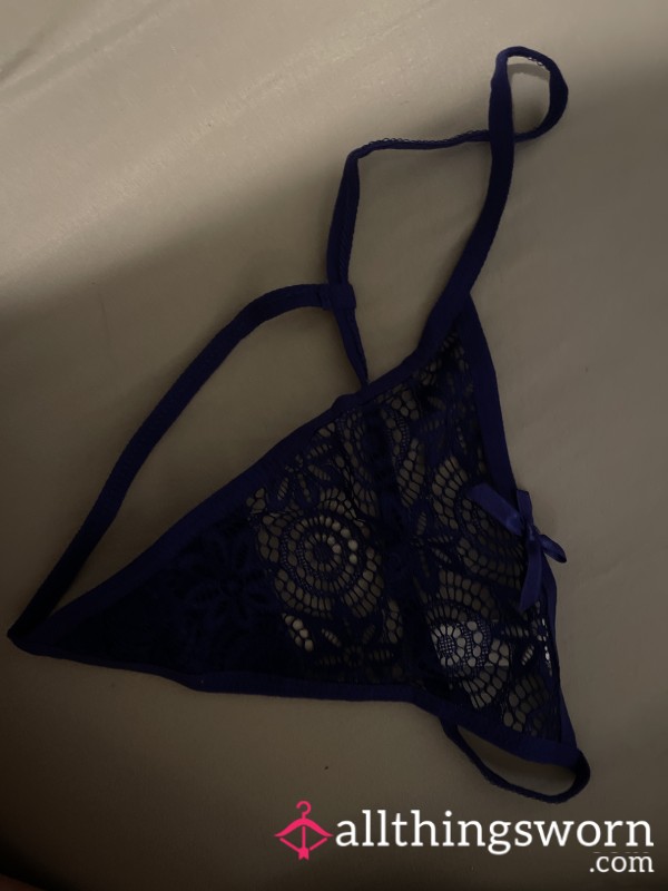 S**y Navy G-string