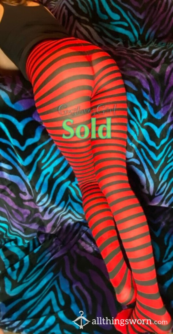 S**y Red And Black Tights