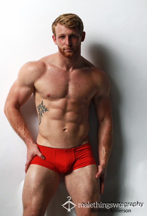 S**Y RED FIREFIGHTER UNDERWEAR