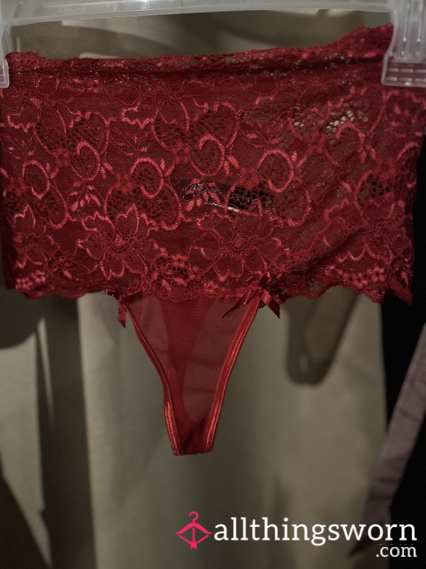 S**y Red Lace Panties