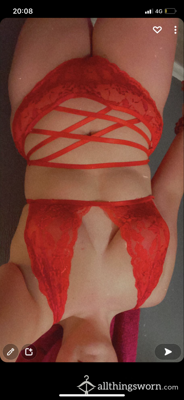 S**y Red Lingerie