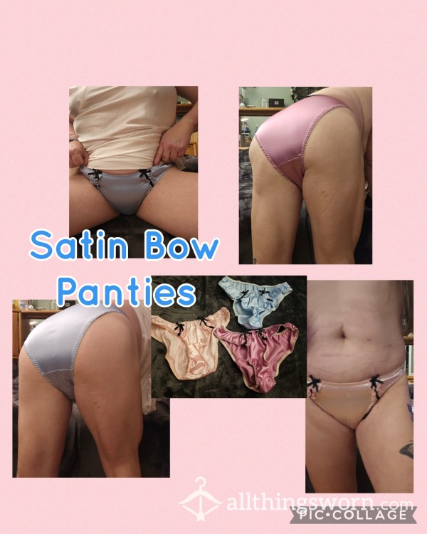 S**y Satin Bow Panties