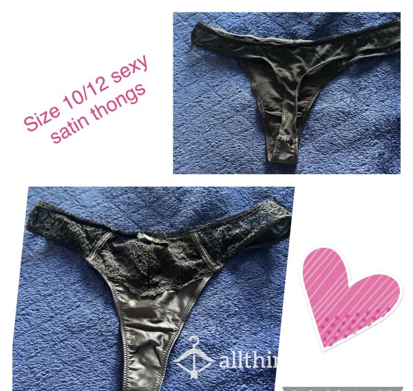 S**y Satin Thongs…